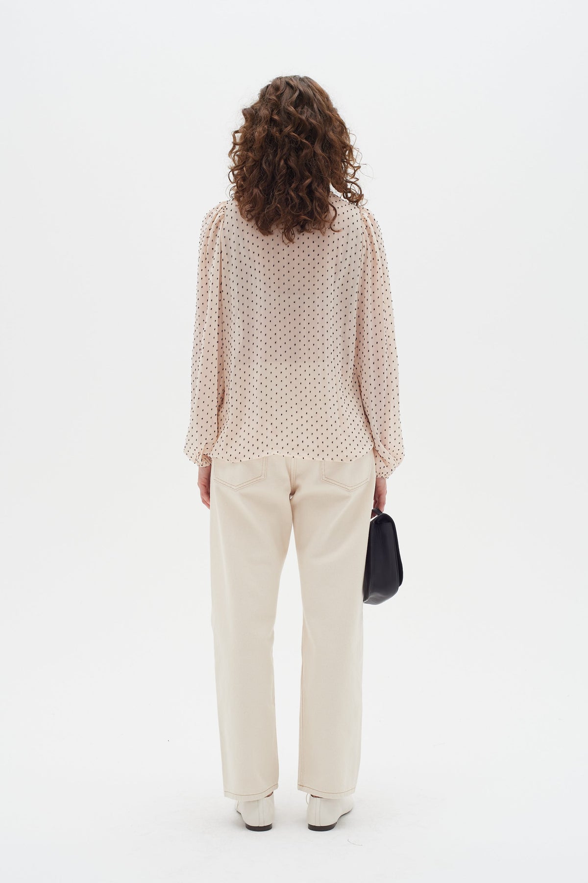 IbiIW Long Sleeve Blouse - French Nougat
