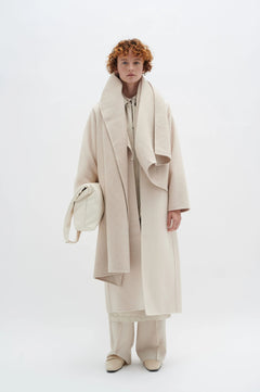 MillaIW Shawlcollar - French Nougat