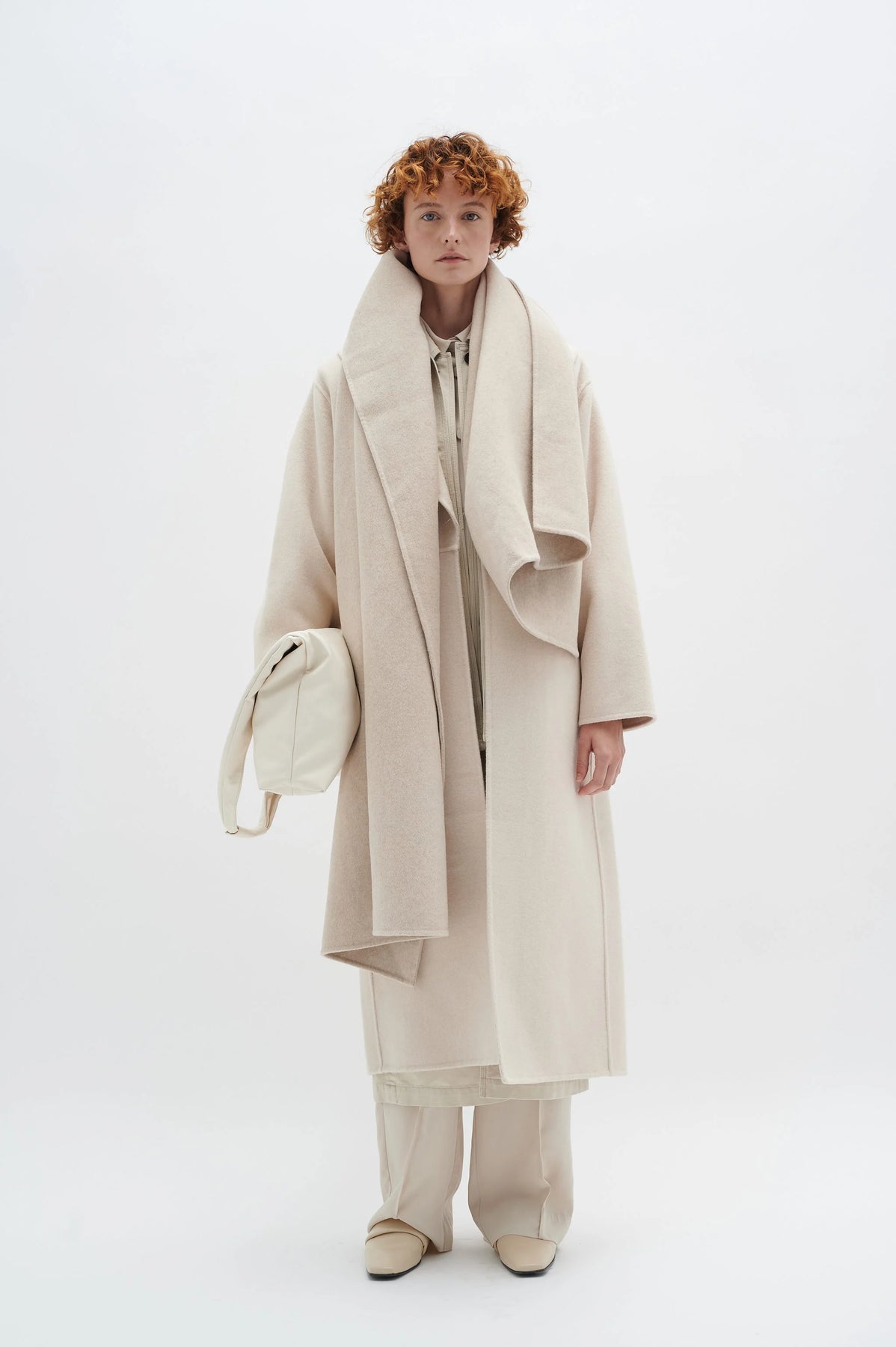 MillaIW Shawlcollar - French Nougat