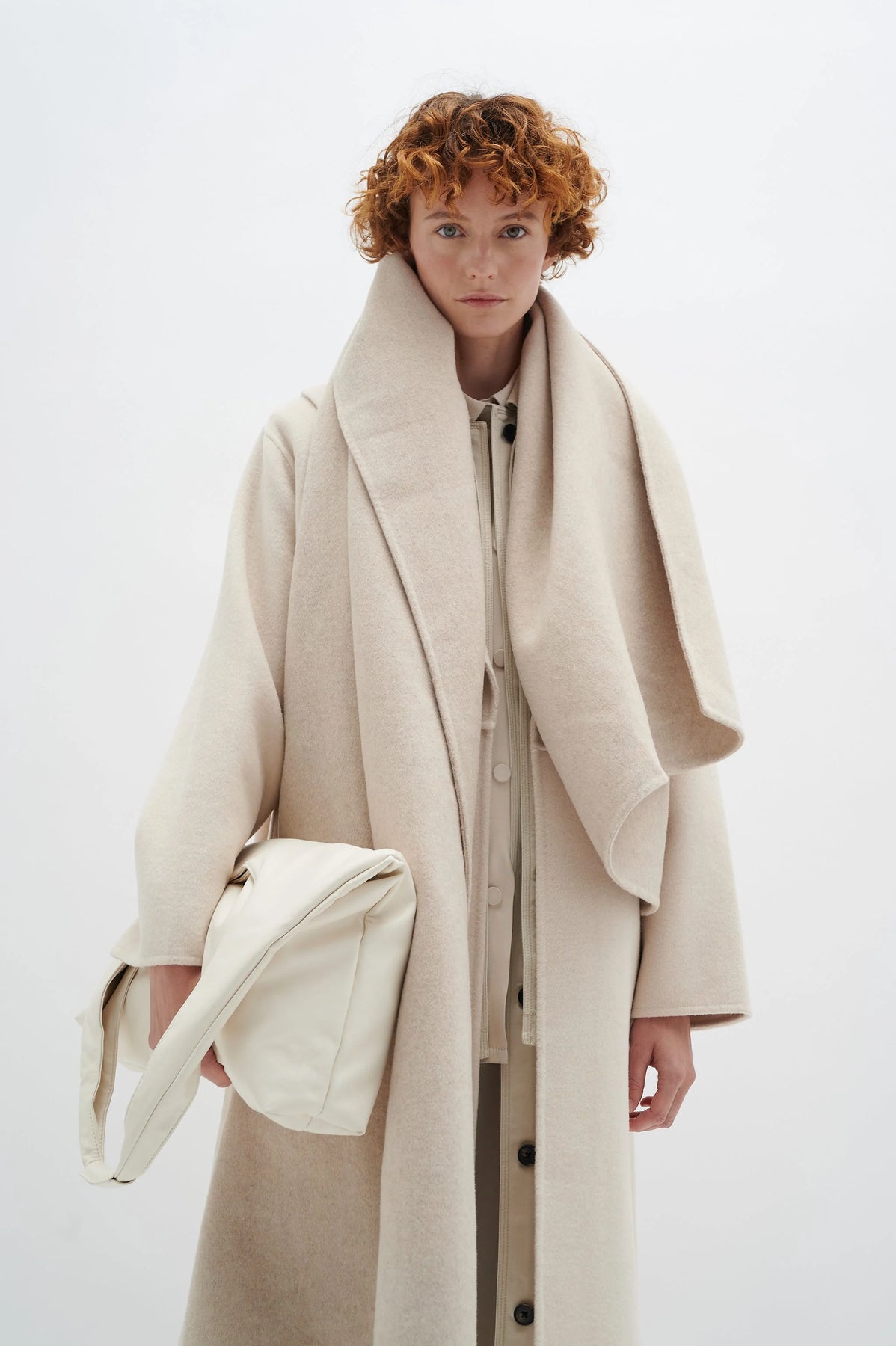 MillaIW Shawlcollar - French Nougat