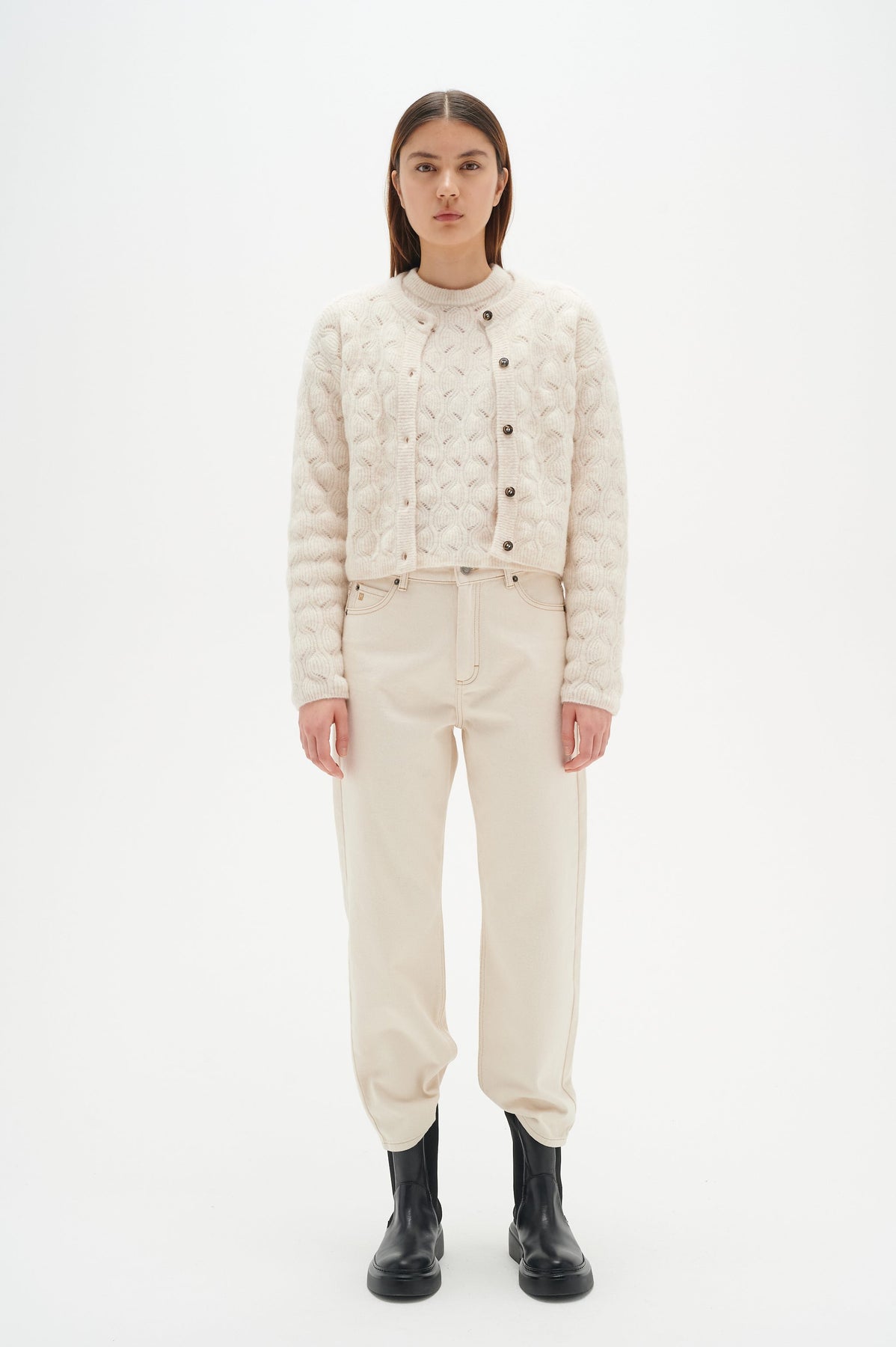 RodasIW Cardigan - French Oak Melange