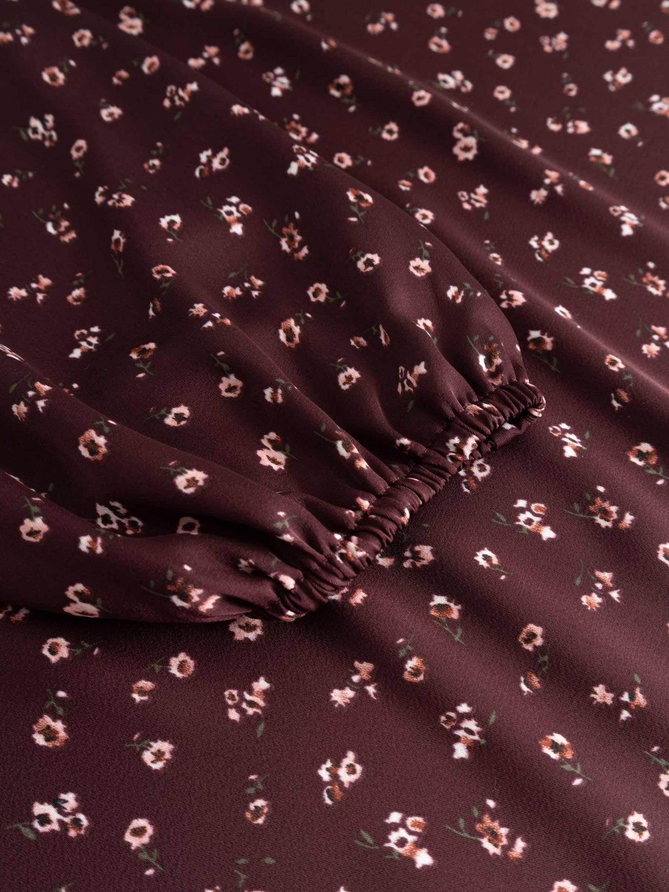 N-Lilith Dress - Dwyn Burgundy Print