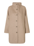 Vinni Wool Blend Kappa - Sandshell Melange