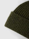 Lulu Wool Blend Knit Mössa - Kalamata Melange