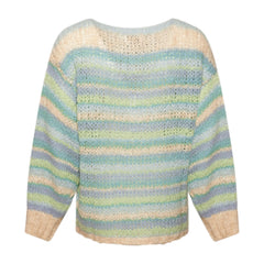 Pool Knit Sweater - Blue/Green Mix