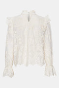 Ellinoric Lace Shirt - Vintage White