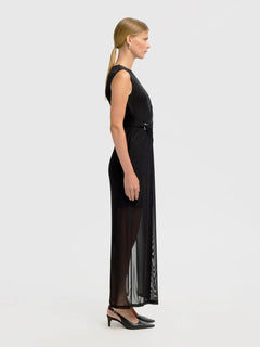 Olga Sl Slim Ankle Dress - Black