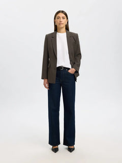 Rita Ls Classic Blazer - Delicioso Melange