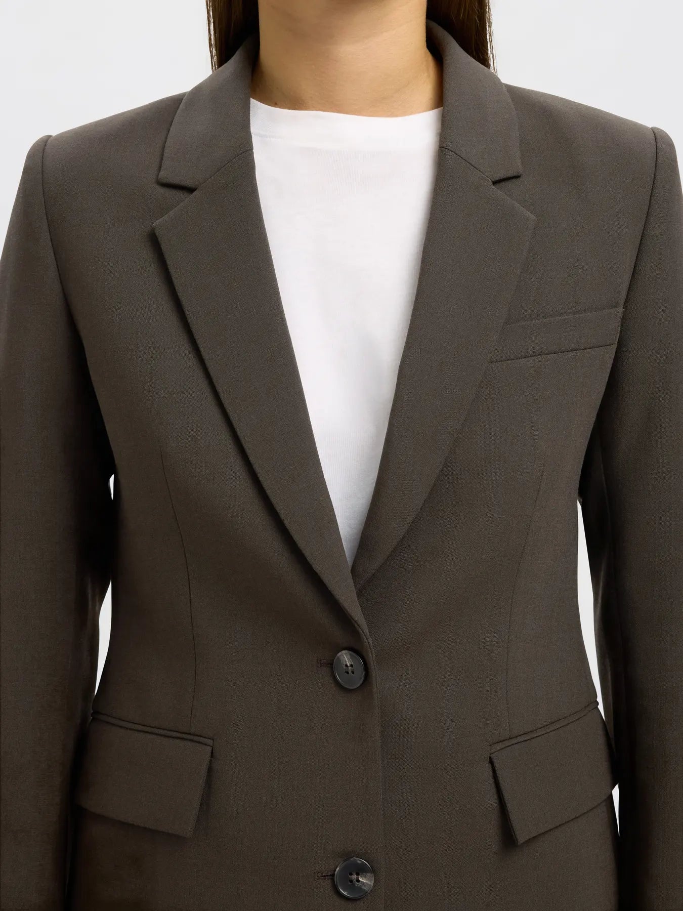 Rita Ls Classic Blazer - Delicioso Melange