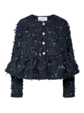 Yasdira Ls Short Jacket - Navy Blazer