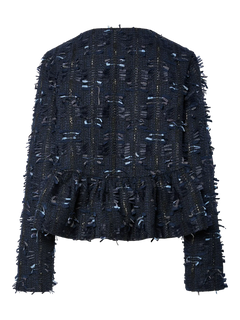 Yasdira Ls Short Jacket - Navy Blazer