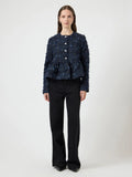 Yasdira Ls Short Jacket - Navy Blazer