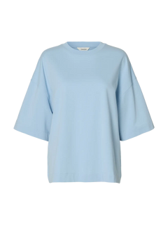 Colwoman 2/4 Oversized Tee - Cashmere Blue