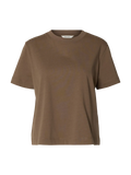 Essential SS Boxy T-Shirt - Chocolate Chip