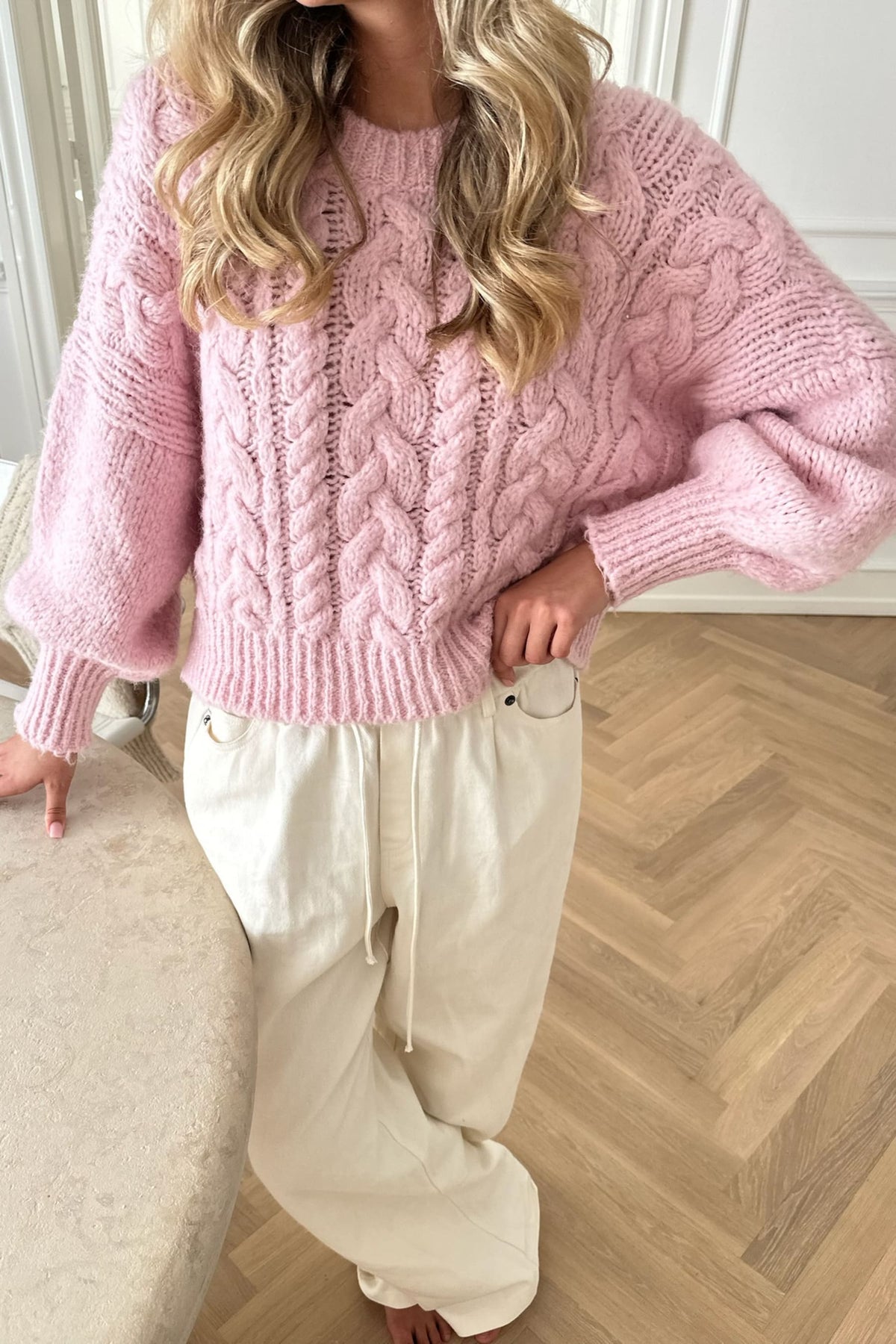Noraic Sweater - Ljusrosa