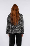 Gaia Jacket - Zebra Print