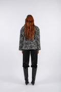 Gaia Jacket - Zebra Print