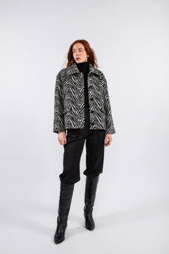 Gaia Jacket - Zebra Print