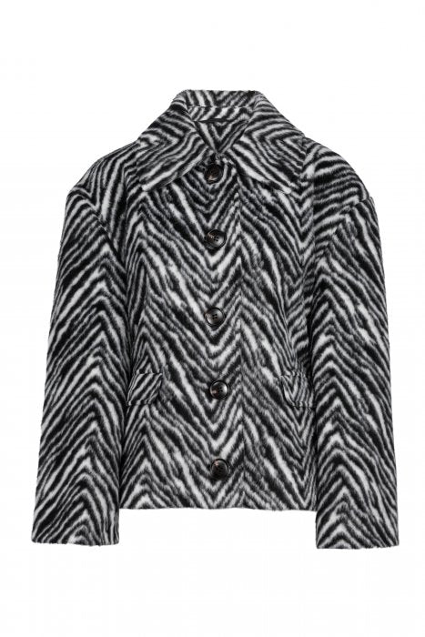 Gaia Jacket - Zebra Print