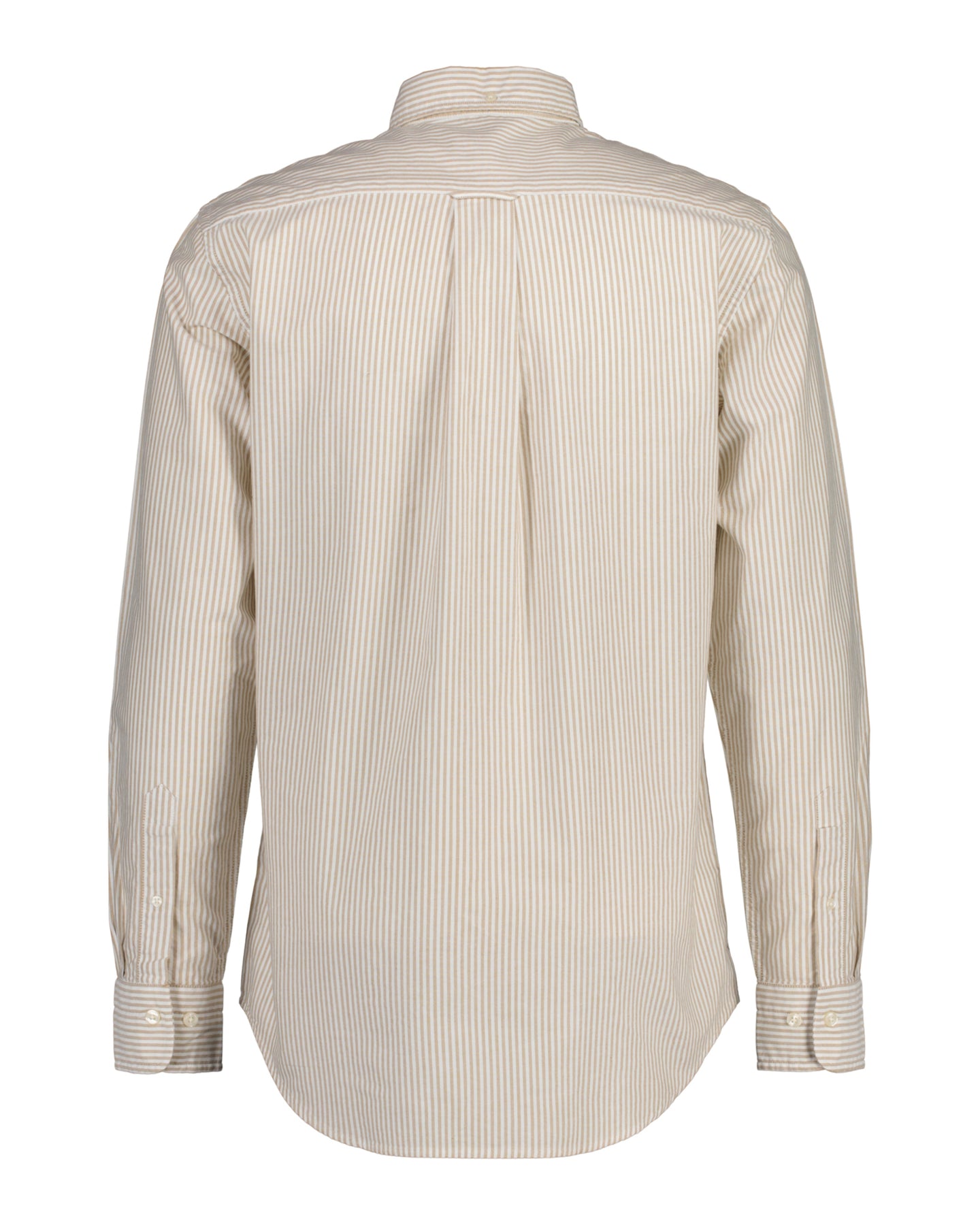 Reg Oxford Banker Stripe Shirt - Woody Brown