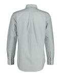 Reg Oxford Banker Stripe Shirt - Forest Green