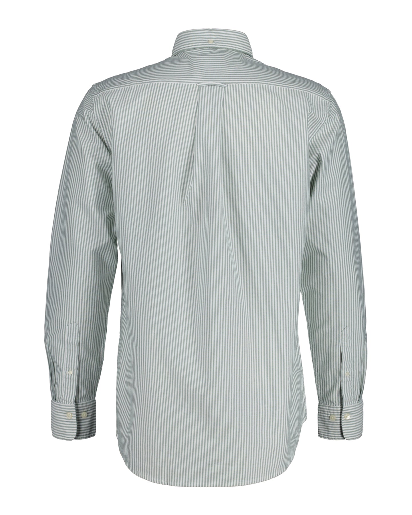 Reg Oxford Banker Stripe Shirt - Forest Green