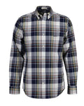 Reg Poplin Check Shirt - Classic Blue