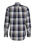 Reg Poplin Check Shirt - Classic Blue
