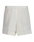 Rel Linen Blend Pull On Shorts - Eggshell