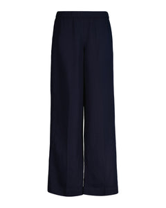 Rel Linen Blend Pull On Pants - Evening Blue