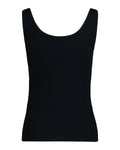 Slim Ribbed Tank Top - Black