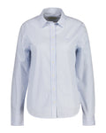 Reg Poplin Striped Shirt - Light Blue