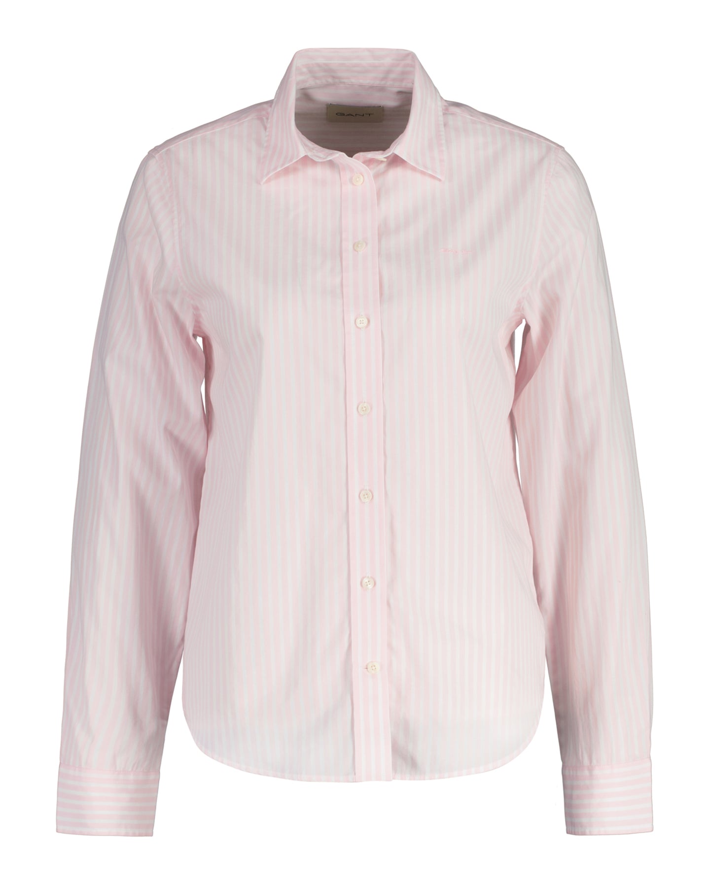 Reg Poplin Striped Shirt - Light Pink