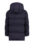 Mid Length Down Jacket - Evening Blue