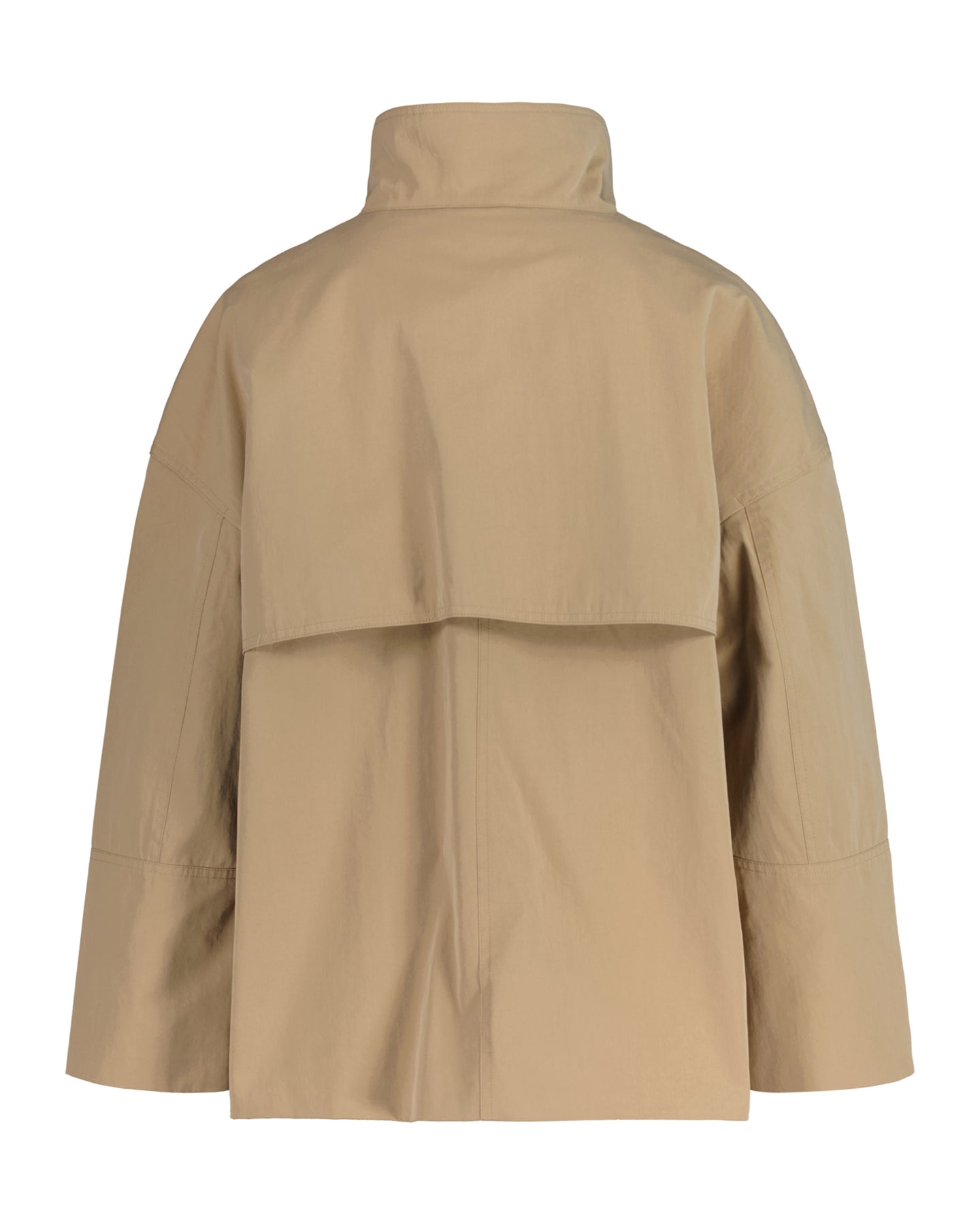 Mid Length Trench Jacket - Dark Khaki