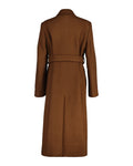 Textured Wrap Coat - Cacao
