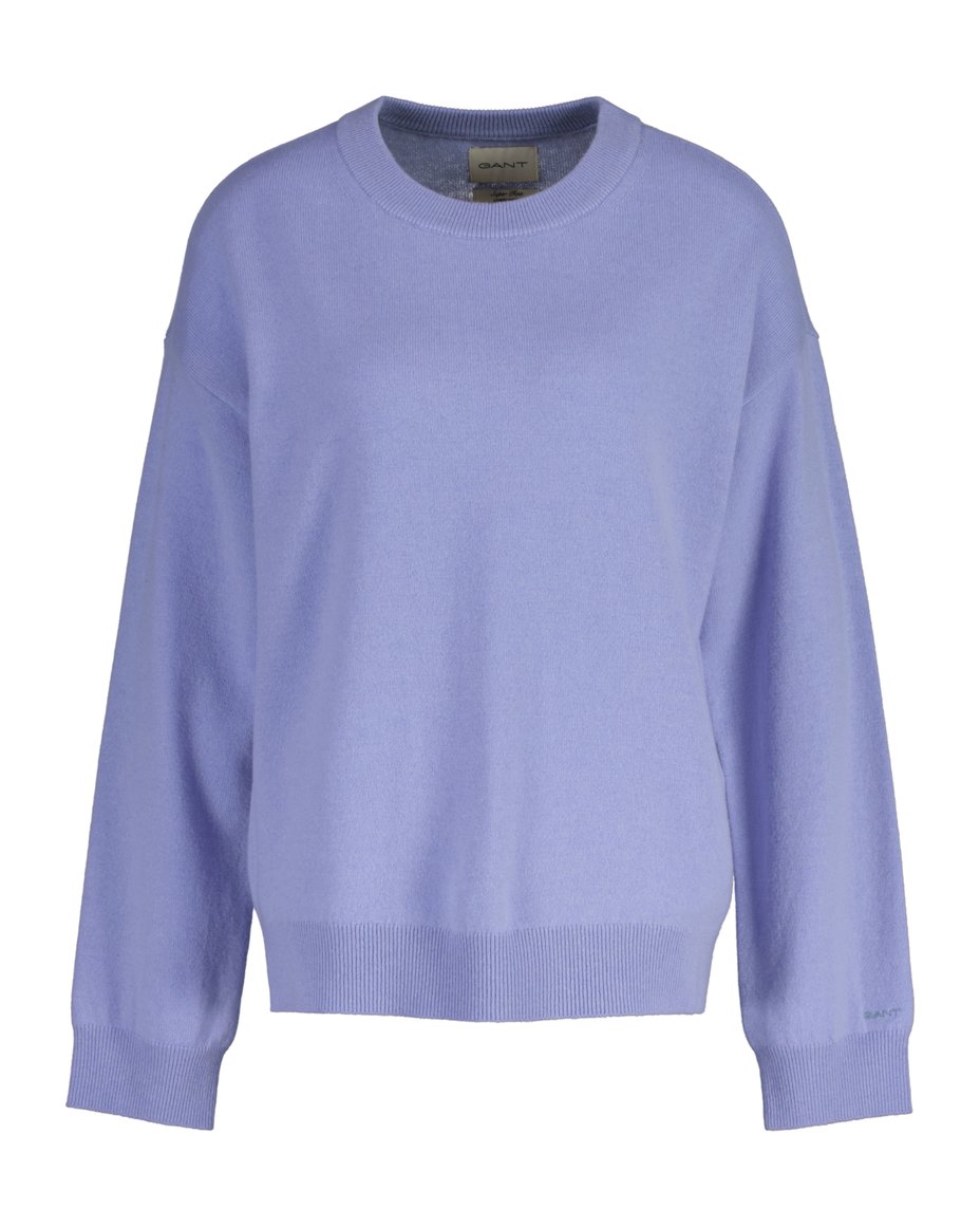 Superfine Lambswool C-Neck - Clear Sky