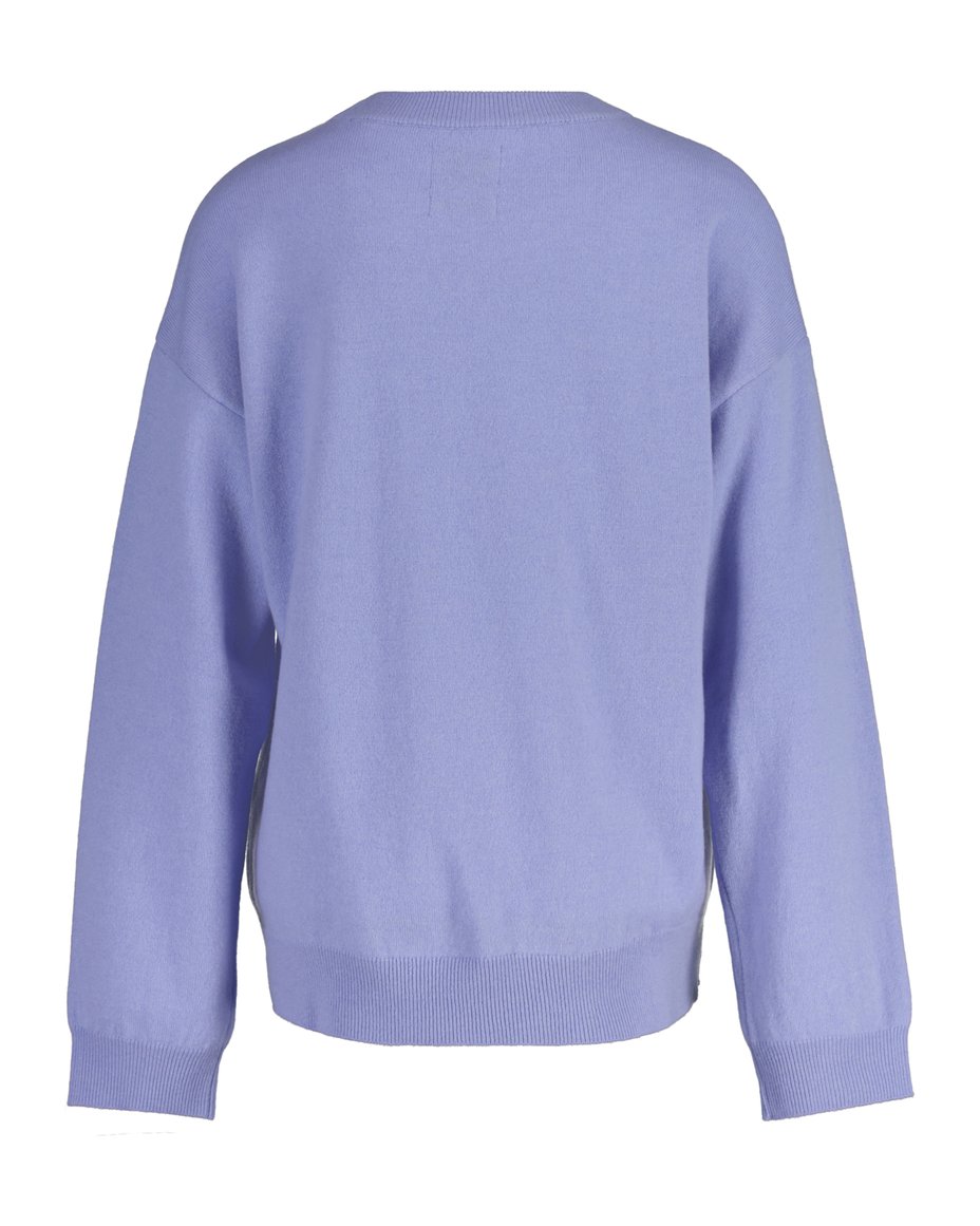 Superfine Lambswool C-Neck - Clear Sky