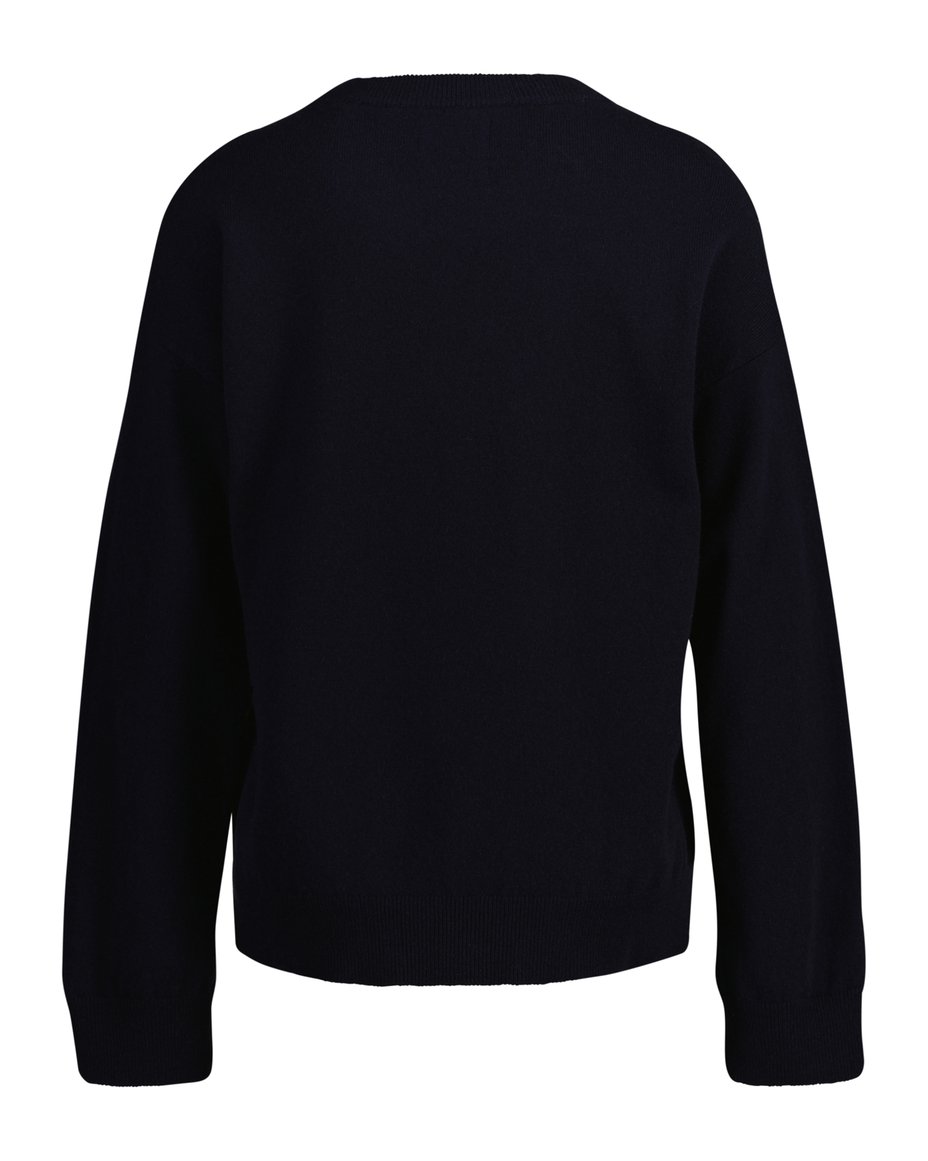 Superfine Lambswool C-Neck - Evening Blue