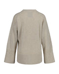 Lounge C-Neck Sweater - Soft Oat