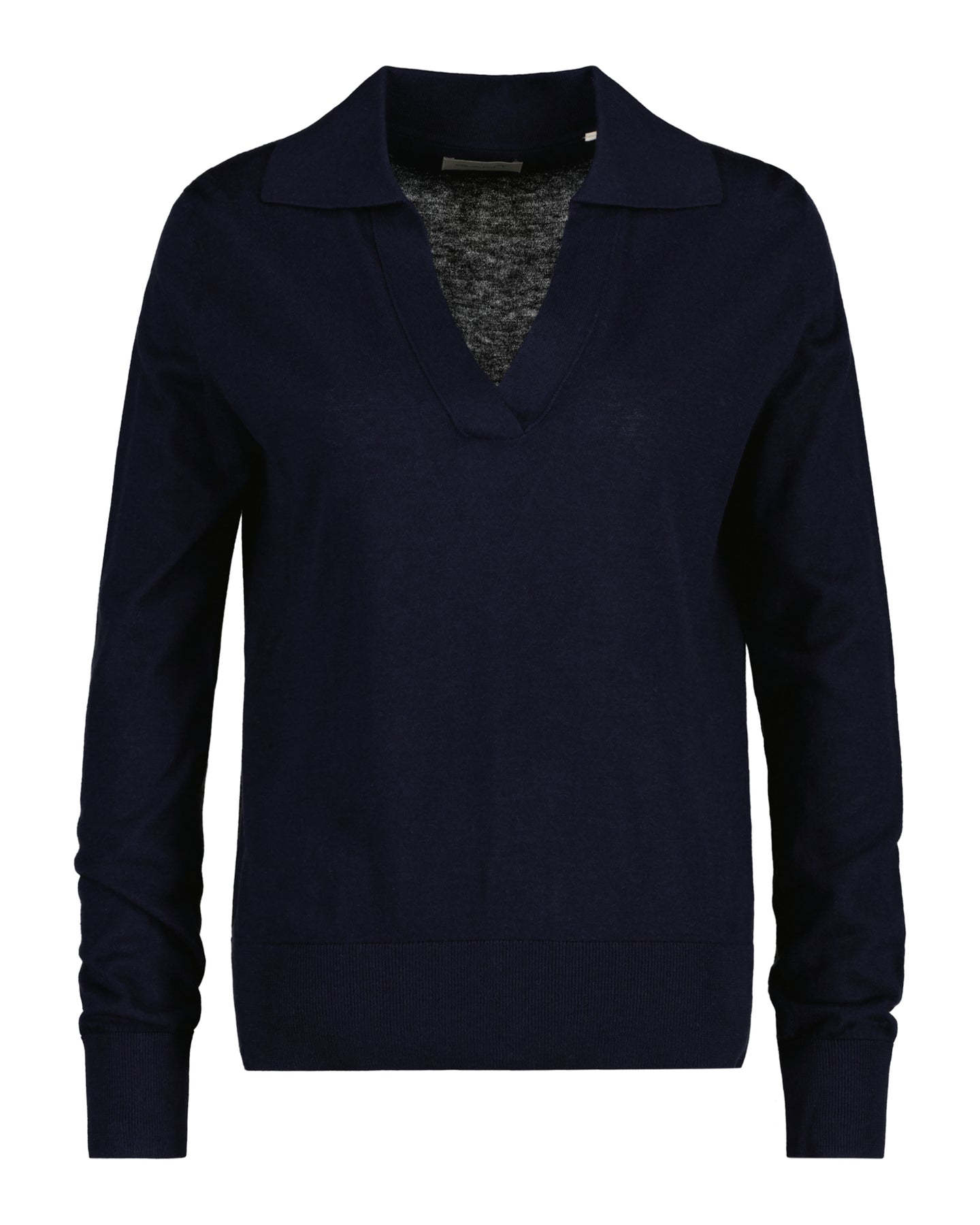 Fine Knit Rugger - Evening Blue