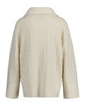 Herringbone Half Zip - Cream