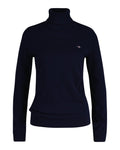 Extrafine Lambswool Rollneck - Evening Blue