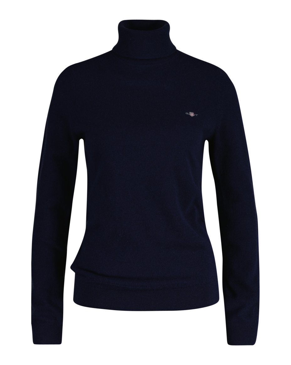 Extrafine Lambswool Rollneck - Evening Blue