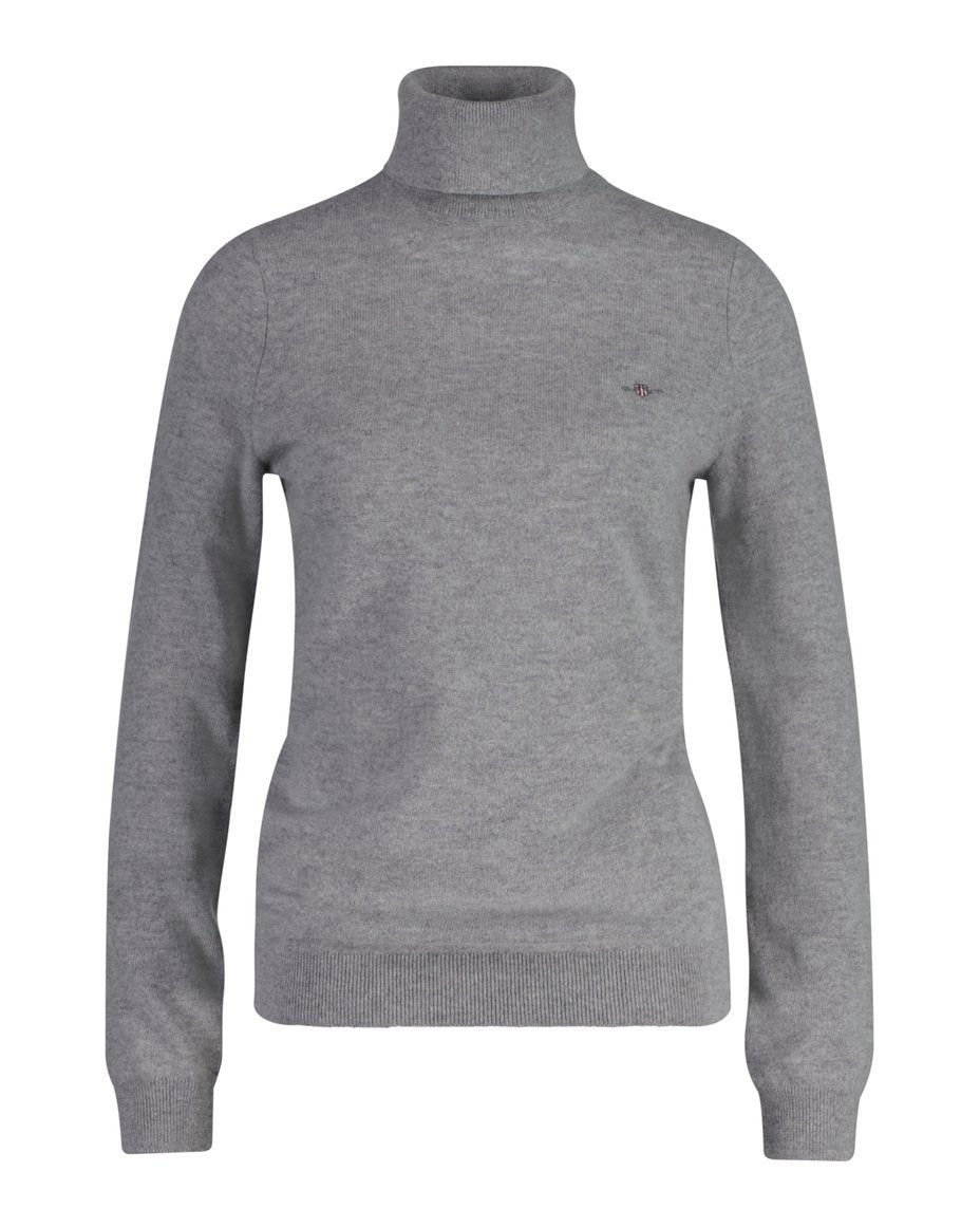 Extrafine Lambswool Rollneck - Grey Melange