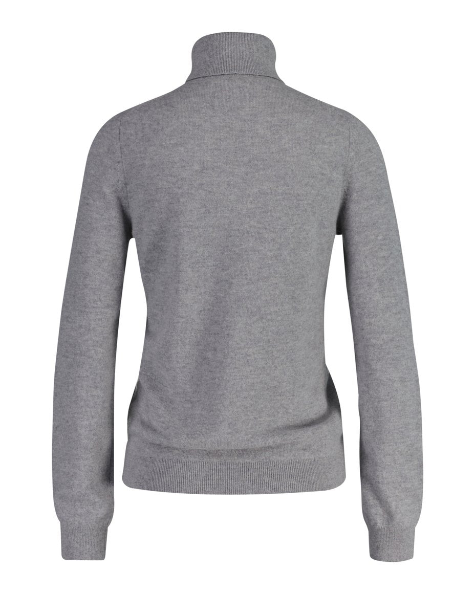 Extrafine Lambswool Rollneck - Grey Melange