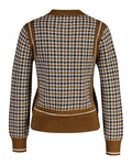 Houndstooth Jacquard Polo - Cacao