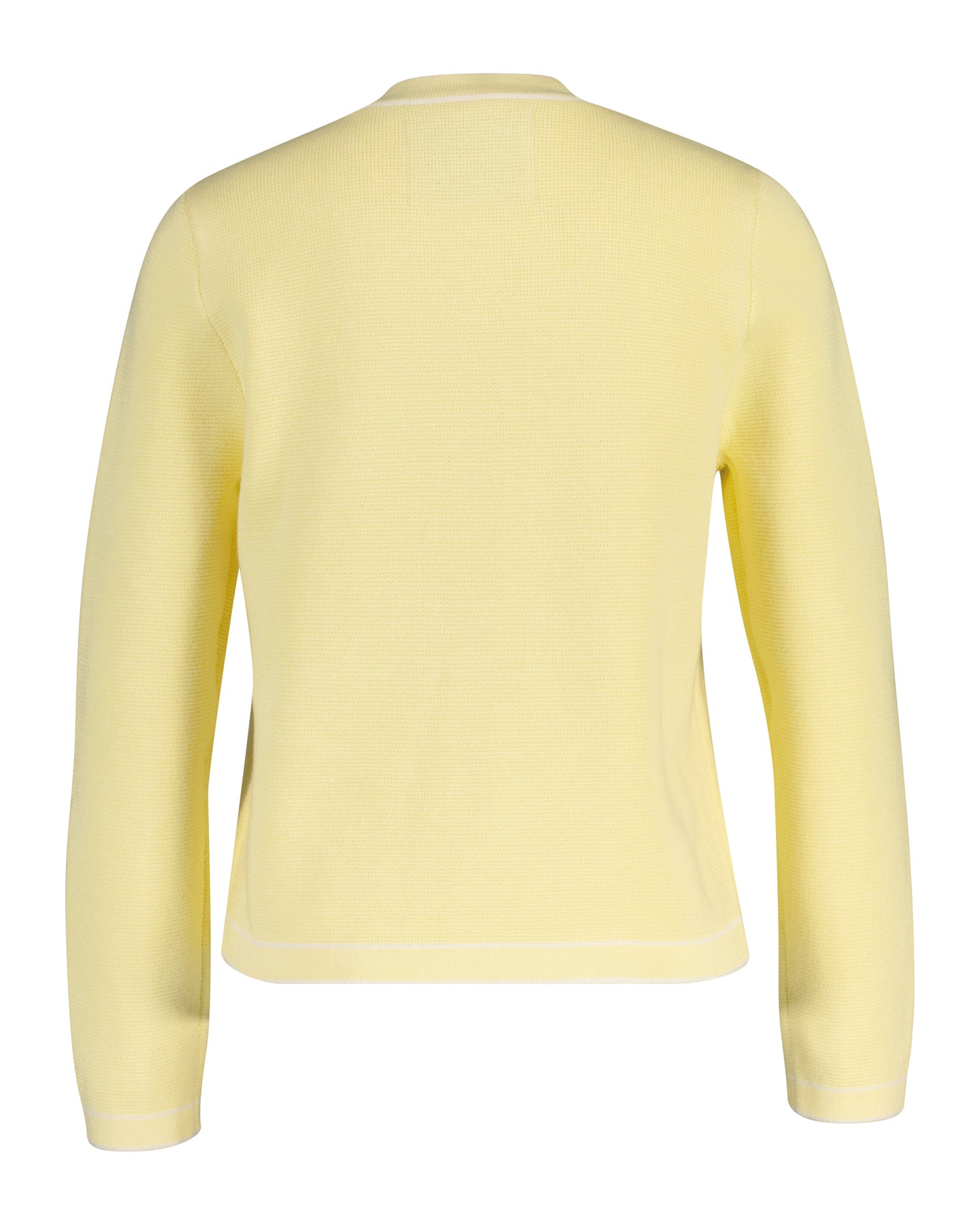 Cotton Knit Jacket - Vanilla Yellow