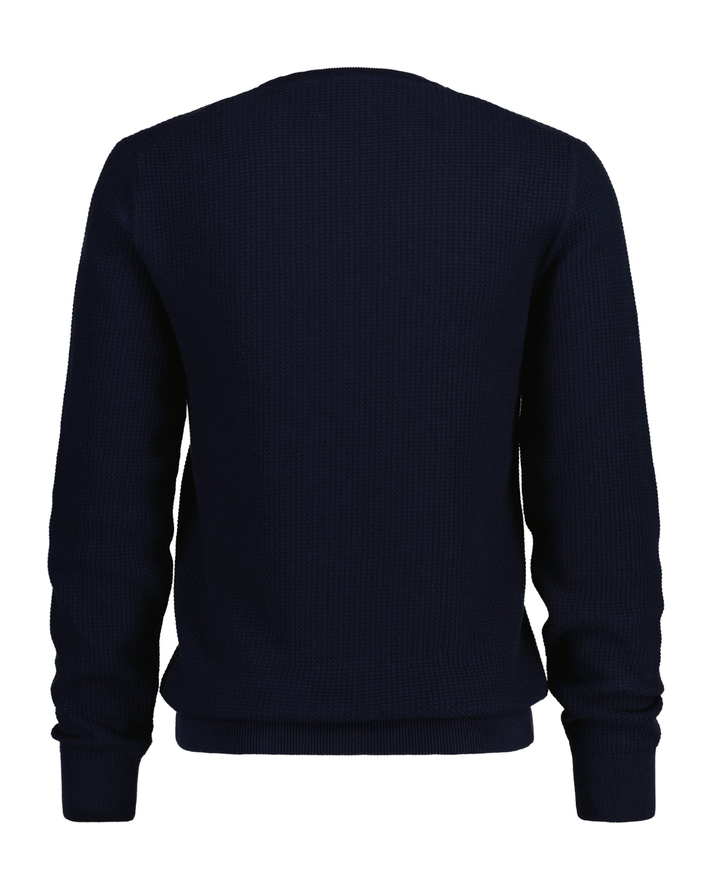 Micro Cotton Texture C-Neck - Evening Blue