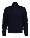 Casual Cotton Halfzip - Evening Blue